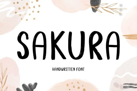 Sakura Font Poster 1