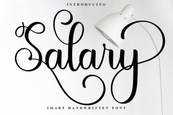 Salary Font Poster 1