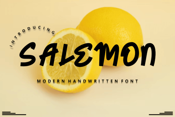 Salemon Font Poster 1