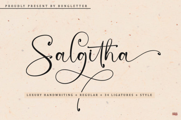 Salgitha Font Poster 1