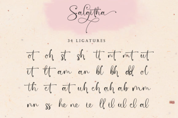Salgitha Font Poster 6