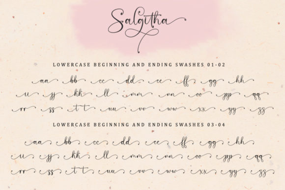 Salgitha Font Poster 8