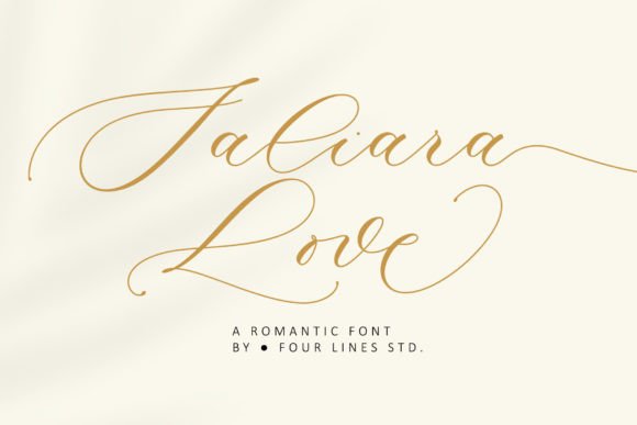 Saliara Love Font Poster 1
