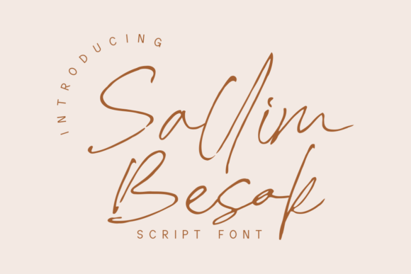 Sallim Besok Font Poster 1