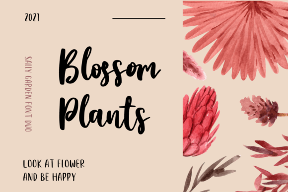 Sally Garden Font Poster 2