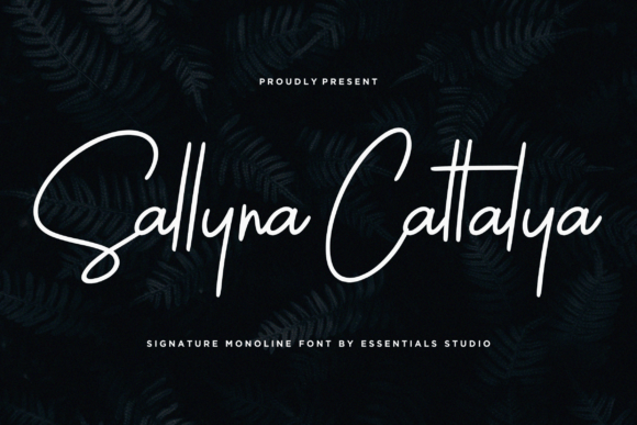 Sallyna Cattalya Font Poster 1