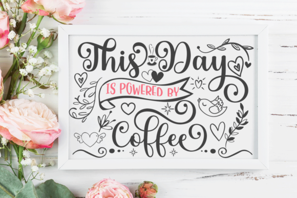 Salmon Queen Duo Font Poster 8