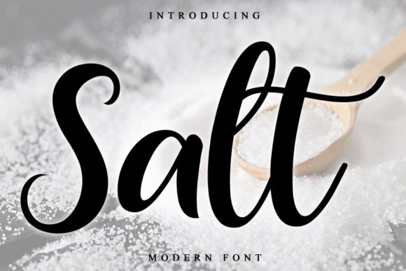 Salt Font Poster 1