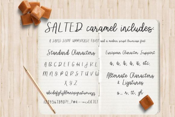 Salted Caramel Font Poster 4