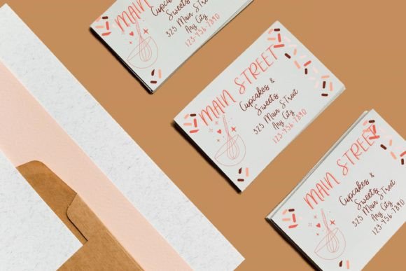 Salted Caramel Font Poster 7