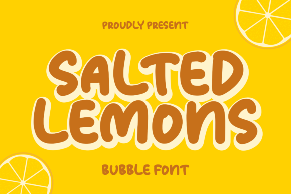 Salted Lemons Font Poster 1