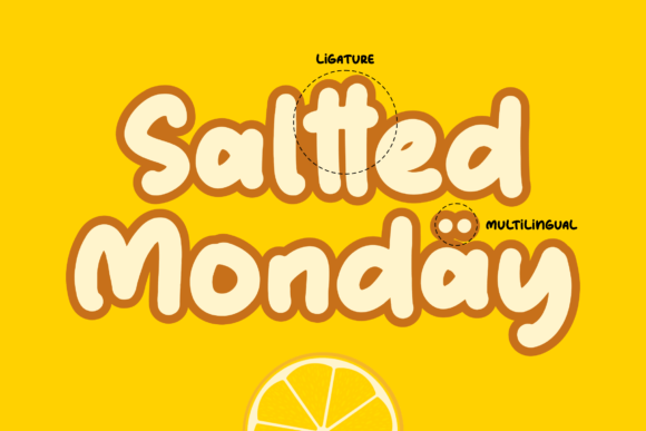 Salted Lemons Font Poster 12