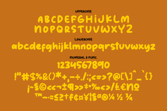 Salted Lemons Font Poster 13