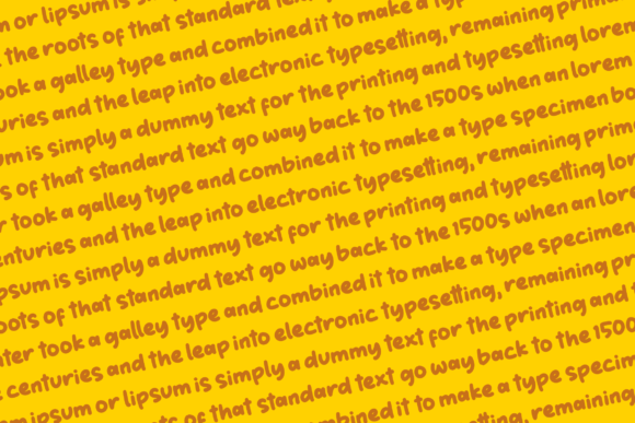 Salted Lemons Font Poster 8