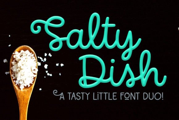 Salty Dish Font Poster 1