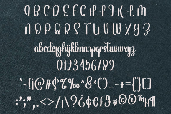 Samantha Font Poster 3