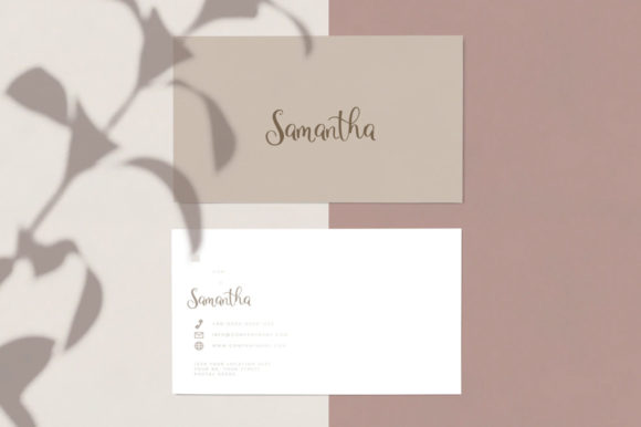 Samantha Font Poster 4