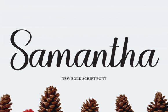 Samantha Font Samantha Font Poster 1