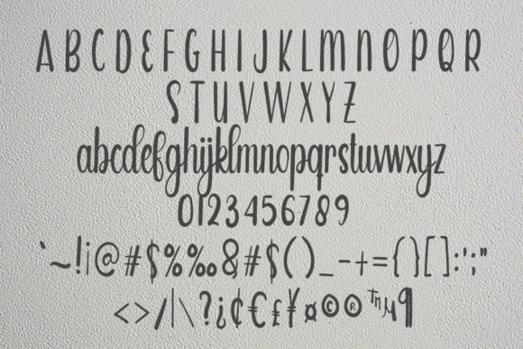 Samantha Upright Font Poster 4