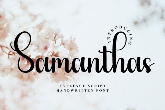 Samanthas Font Poster 1