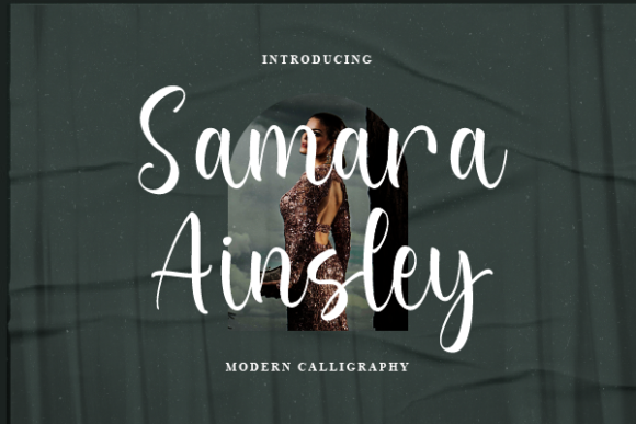 Samara Ainsley Font Poster 1