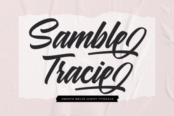 Samble Tracie Font Poster 1