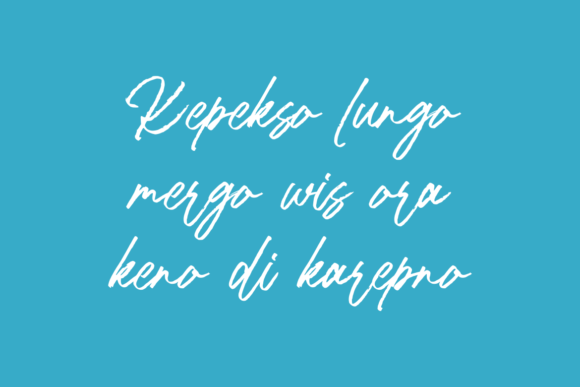 Sanding Font Poster 5