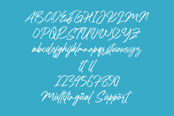 Sanding Font Poster 6