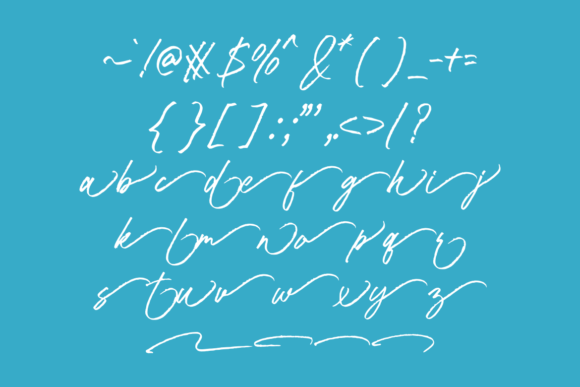 Sanding Font Poster 7