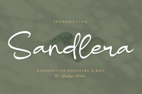 Sandlera Font Sandlera Font Poster 1
