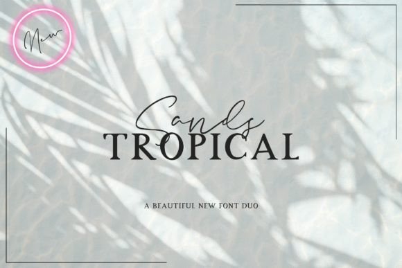 Sands Tropical Duo Font Poster 1