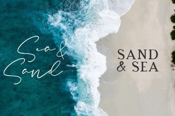 Sands Tropical Duo Font Poster 3