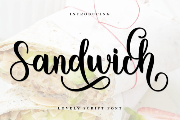 Sandwich Font Poster 1