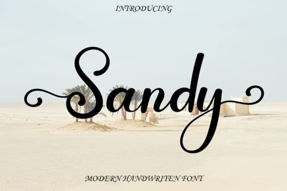 Sandy Font Poster 1