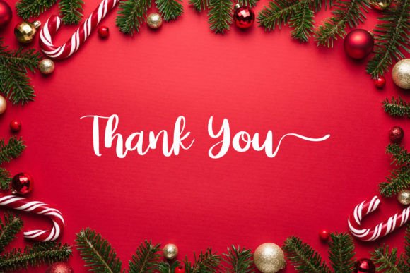 Santa Font Poster 9