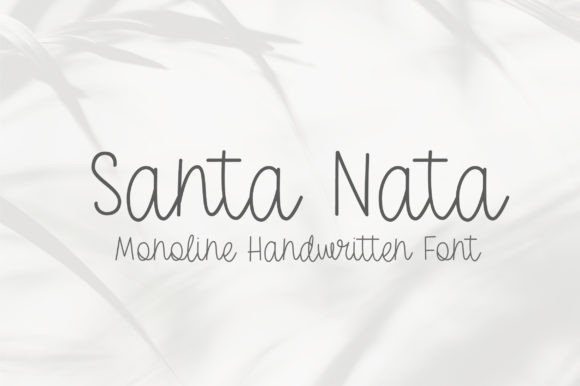 Santa Nata Font Poster 1