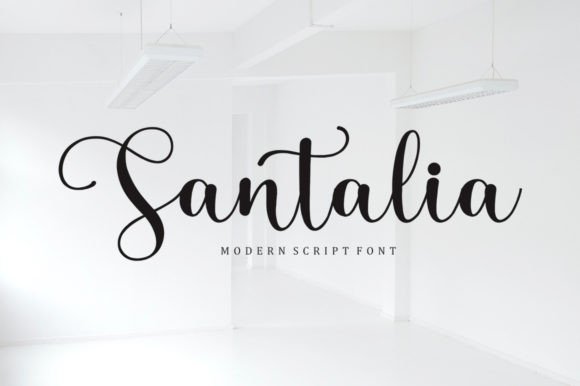 Santalia Font Poster 1