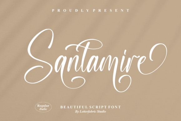 Santamire Font Poster 1