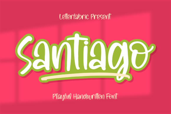 Santiago Font Poster 1