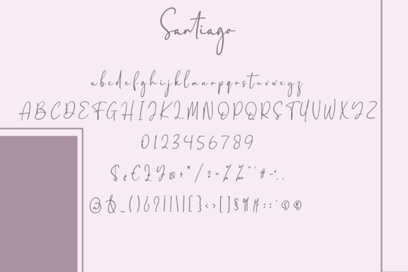Santiago Font Poster 6