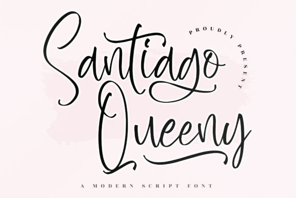 Santiago Queeny Font Poster 1