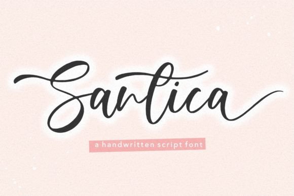 Santica Font Poster 1
