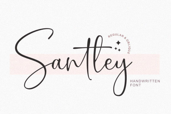 Santley Font Poster 1