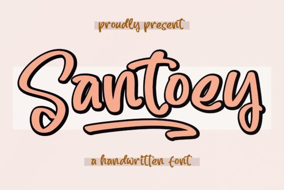 Santoey Font Poster 1