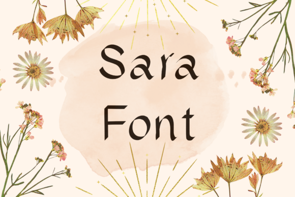 Sara Font Poster 1