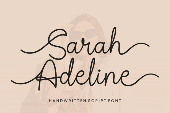 Sarah Adeline Font Poster 1