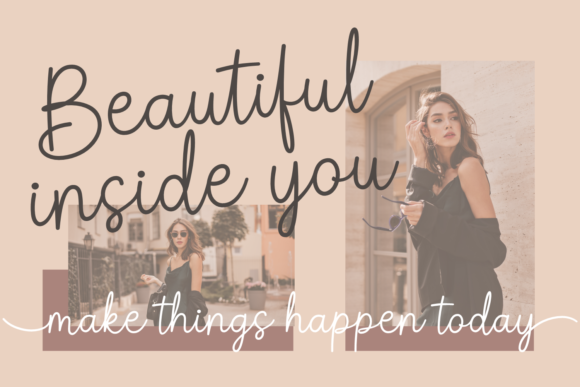 Sarah Adeline Font Poster 2