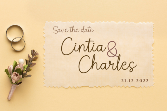 Sarah Adeline Font Poster 4