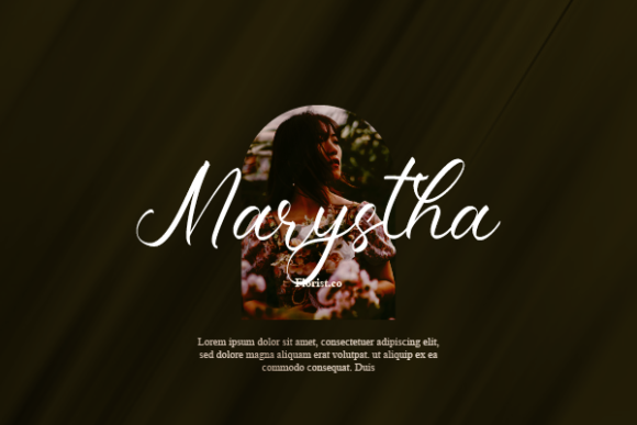 Sarah Amanda Font Poster 4