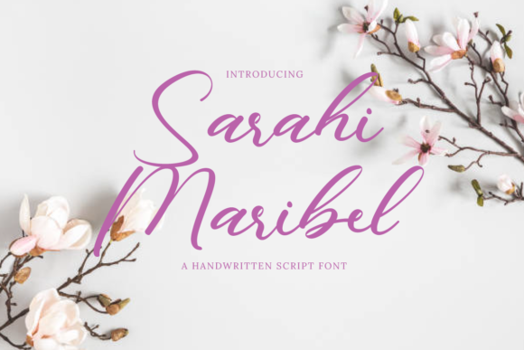 Sarahi Maribel Font Poster 1